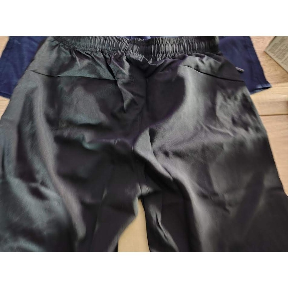 Men's Athletic Shorts Elastic Waist Drawstring Pockets Size S set of 2 blk&bl - Picture 5 of 7